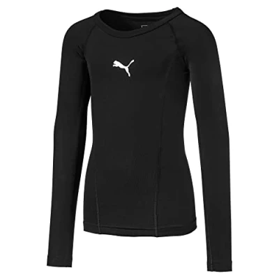 Imagen de Puma 655921 05, Camiseta de Manga Larga Infantil, Negro (Puma Black), 128