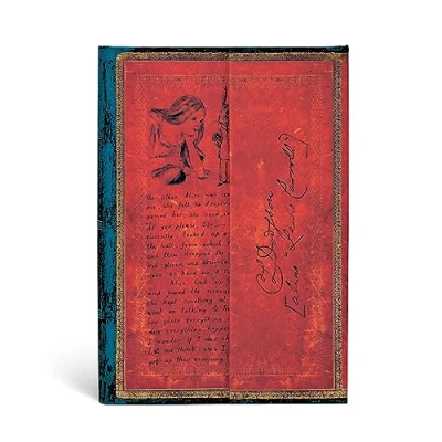 Imagen de Lewis Carroll, Alice in Wonderland Mini Unlined Hardcover Journal: (Embellished Manuscripts Collection)