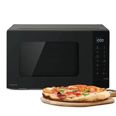 Imagen de Panasonic NN K36NBMEPG, Horno Microondas, 24 Litros, 900W de Potencia, 8 Programas Automáticos, Tecnología Cocción Dual, Función Quick 30, Negro.