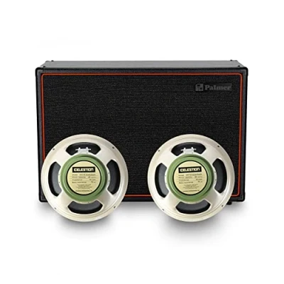 Imagen de Palmer CAB 212 x GBK Caja de altavoces para guitarras con Celestion Greenback 2 12, cierre trasero