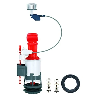Imagen de Wirquin Jollyflush 14010401 Válvula de descarga dual 50 mm con botón cromático multicolor