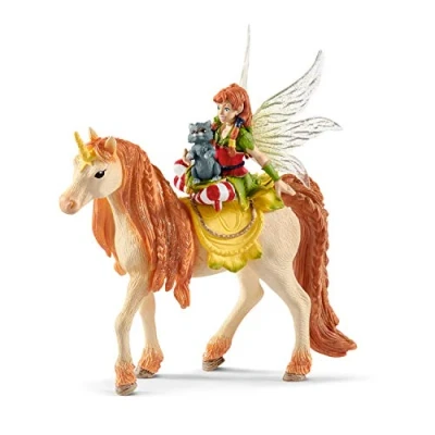 Imagen de Schleich Figura Hada Marween con Unicornio brillante, 18 cm