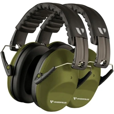 Imagen de Vanderfields Cascos Antiruido Adultos 26dB Cancelación de Ruido Insonorizados Para Estudiar Auriculares Aislantes Estudio, Trabajo, Construcción, Tiro Deportivo
