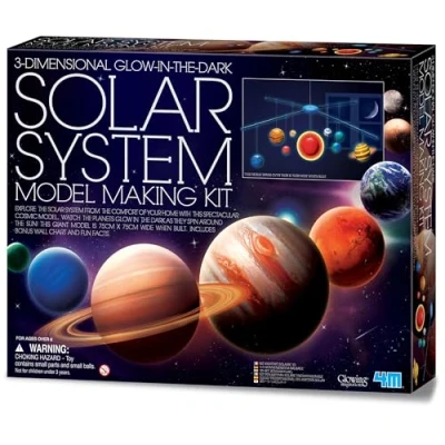 Imagen de 4M 3D Glow in the Dark Solar System Mobile Making Kit