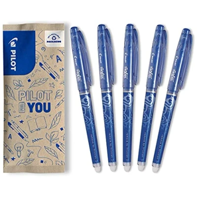 Imagen de PILOT Flowpack 5 uds Frixion Point Bolígrafo Roller borrable Azul Punta Fina