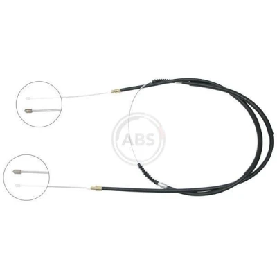 Imagen de A.B.S. K16835 Cable de Freno Mano 2740 Discos FIAT: Ducato II Bus, Furgón, Camión plataforma/Chasis