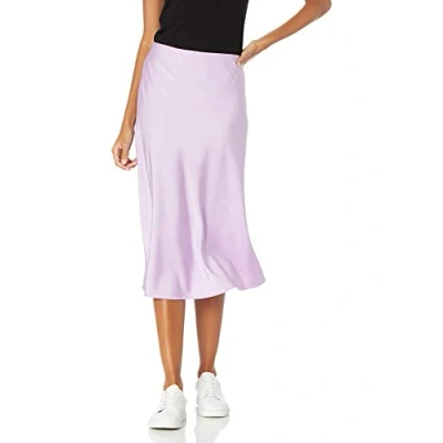 Imagen de The Drop Maya Falda con efecto seda para Mujer, Lavanda., 5XL Grande
