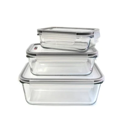 Imagen de Cuisy KB5667 Cacerola de cristal con tapa (22 x 17 9 cm)