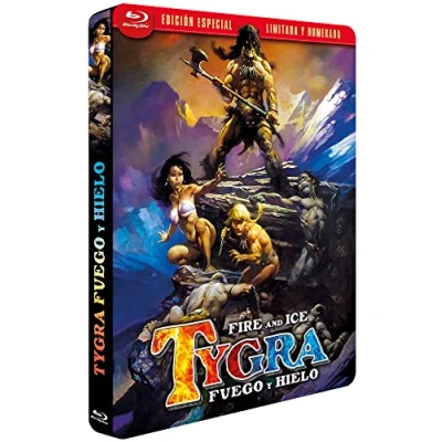 Imagen de Tygra, Hielo y Fuego BLU RAY Edición Especial Metálica Numerada Limitada 1983 Fire and Ice [Blu ray]