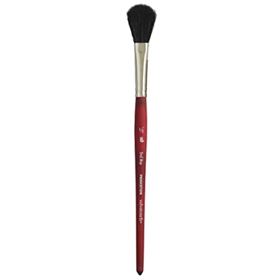 Imagen de Princeton Velvetouch Sintético Mango Corto Abombado Ovalado Nº 1/2 Pulg