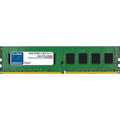 Imagen de GLOBAL MEMORY 4GB DDR4 2400MHz PC4 19200 288 PIN DIMM Memoria RAM para Ordenadores DE SOBREMESA/Placas Base