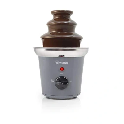 Imagen de Tristar CF 1603 Fuente de chocolate con 2 ajustes potencia, 3 niveles, 22.5 cm altura, función para mantener el caliente, 32 W, carcasa acero inoxidable