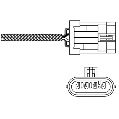 Imagen de DELPHI ES20300 12B1 Sonda lambda plana, térmico FIAT: Tempra Berlina