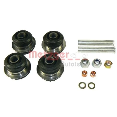 Imagen de METZGER 52054948 Juego de reparación del brazo suspensión para oscilante transversal Eje delantero KIT + MERCEDES BENZ: W124 Berlina, 190