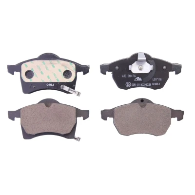 Imagen de ATE Ceramic 13.0470 7116.2 Juego de pastillas freno sin contacto aviso desgaste, con avisador acústico desgaste OPEL: Zafira A, Astra G CC