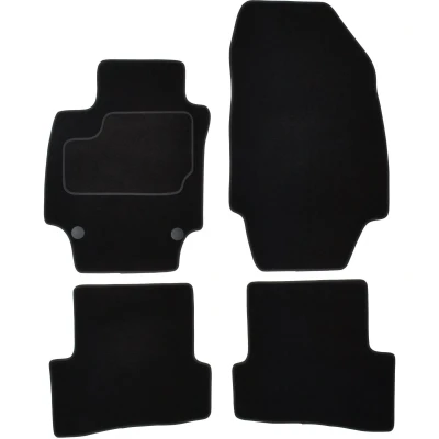 Imagen de MAMMOOTH A041 RNT100 PRM 01 Juego de alfombrillas suelo textil delante y detrás 4 negro RENAULT: Captur