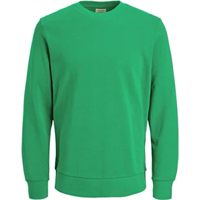 Imagen de JACK &amp; JONES Sudadera masculina clásica, Medium Grey Melange/Reg Fit, XXL