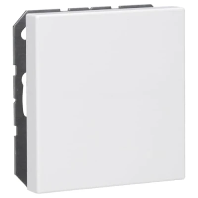 Imagen de JUNG LS994BWW Tapa Ciega a Presión, Termoplástico (A Prueba de Golpes) Extrabrillante, Blanco Alpino