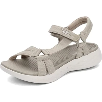 Imagen de Skechers On The go 600 Brilliancy, Sandalias atléticas Mujer, Natural, 37 EU