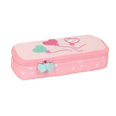 Imagen de Blackfit8 Portatodo Infantil, Tejido Reciclable, Estuche Niño, Ideal para Niños en Edad Escolar, Cómodo y Versátil, Calidad Resistencia, 22x8x5 cm, Color Rosa