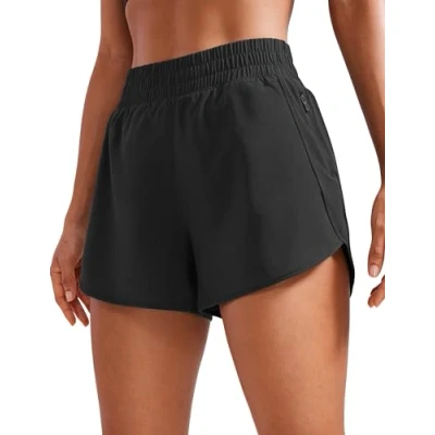 Imagen de CRZ YOGA Shorts de Running con Delfines Cintura Alta para Mujer Negro 42