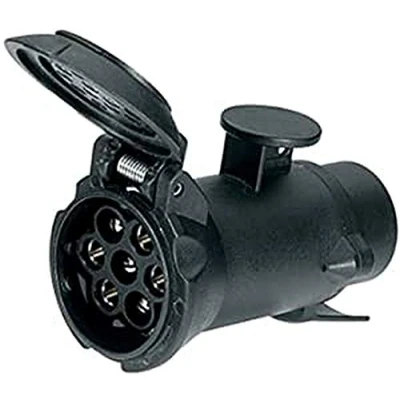Imagen de HELLA Adaptador, caja de enchufe 12V 7 polos a 13 Long.: 102mm Plástico negro DIN / ISO: 1724 N Typ/11446 Typ Cant.: 1 8JA 008 981 001
