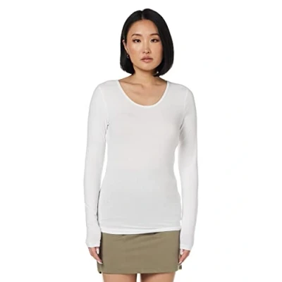 Imagen de ONLY Basic Camiseta de manga larga, Mujer, Talla: XS, White