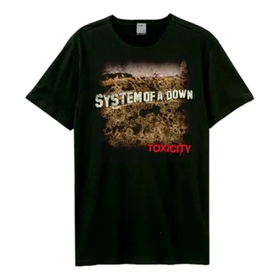 Imagen de Amplified Camiseta Toxicity Systems Of A Down para Adultos Unisex (L) (Negro)