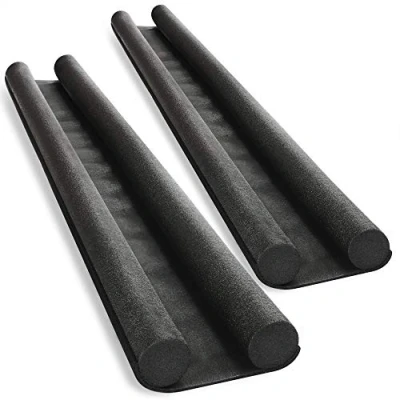 Imagen de com four® 2X Cortavientos para la Puerta Junta Inferior de con Doble protección contra Corrientes Aire y Ruido 86 cm