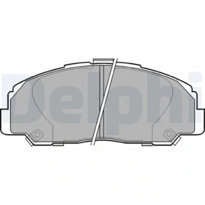 Imagen de DELPHI LP944 Juego de pastillas freno con avisador acústico desgaste sin chapa antichirridos accesorios DAIHATSU: Feroza Hard Top