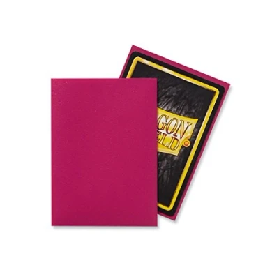 Imagen de Dragon Shield 100 unidades tamaño estándar mate cubierta protector mangas (magenta mate)