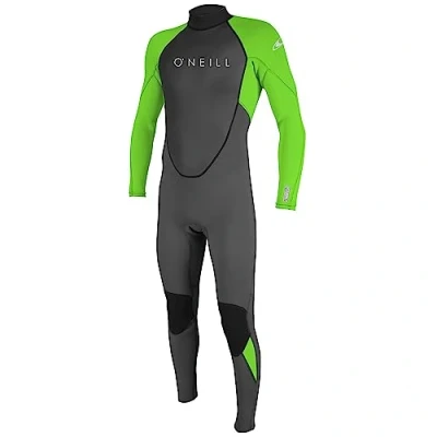 Imagen de O&#039;Neill Youth Reactor 2 3/2 Back Zip Full Traje de Neopreno, Infantil, Gráfico/Dayglow, 44