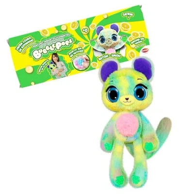 Imagen de Bizak Bubble Pops, Peluches Mágicos Que multiplican su tamaño x5, Proceso emocionante y Olor a Chicle, 12 Diferentes Animales con Aroma patitas Stem, Raton Limon, (64492004 3)