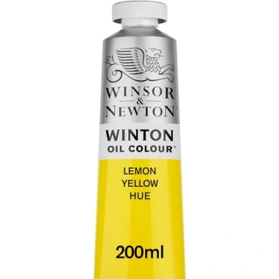 Imagen de Winsor &amp; Newton Winton Tubo de Pintura al Óleo, 200 ML, Amarillo (Amarillo Limón)