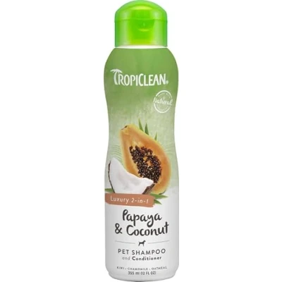 Imagen de Tropiclean 0645095202504 Champu Papaya and Coconut 355 ml