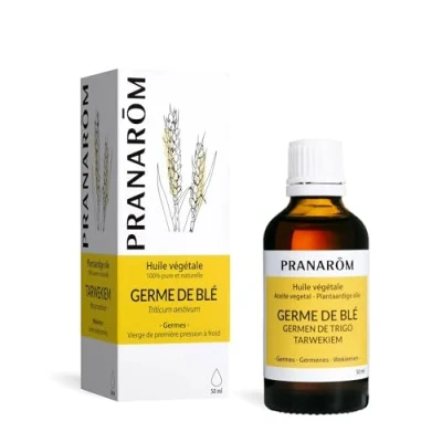 Imagen de PRANAROM Germen de Trigo Aceite Vegetal 100% Bio Triticum Vulgare Obtenido por Primera Presión en Frío del 50ml