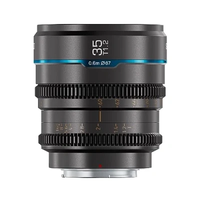 Imagen de SIRUI Night Walker 35mm T1.2 Cine Objetivo Lens Lenses Lente, Lente de Enfoque Manual Gran Apertura(M4/3 Mount,MS35M G)