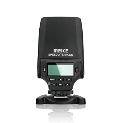 Imagen de Meike MK320 Speedlite TTL GN32 Flash maestro de pantalla LCD para cámara Fujifilm X T1 M1 X100s X100t X30 pro 1 a1 A2 E1 E2 S1 SL1000 LED Assistive Preview Focus