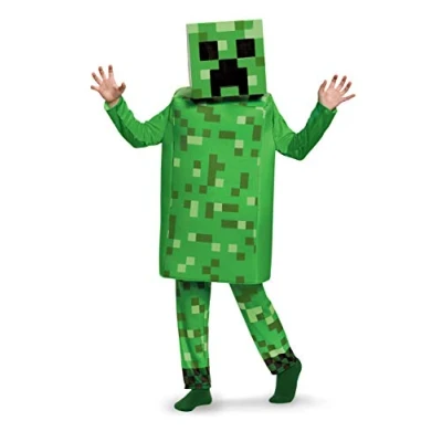 Imagen de Minecraft Deluxe Kinder Disfraz, color creeper, small (Disguise 65659L) , color/modelo surtido