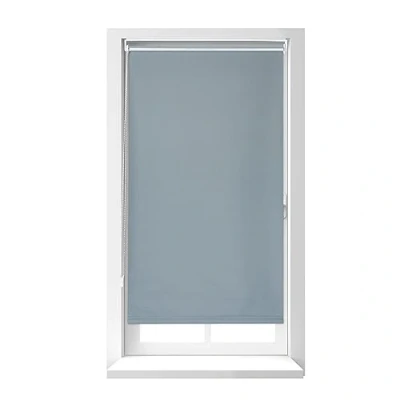 Imagen de Relaxdays Estor Térmico Opaco, Cortina Enrollable, Oscurecedor Ventana sin Taladrar, Blackout con Cadena, 220x86cm, Gris, Aluminio