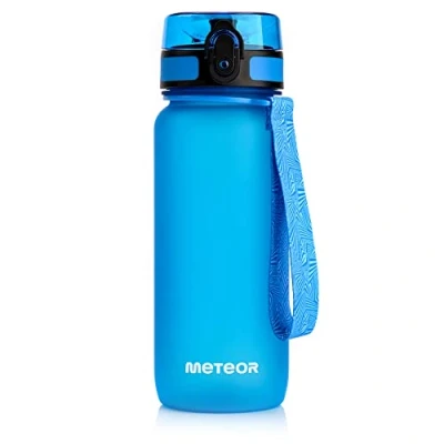 Imagen de meteor Botella Agua sin BPA Tritan Plastico Water Bottle Reutilizable para Niños Juventud y Adultos Deportes Oficina Escuela Gimnasio Ciclismo Correr Picnic
