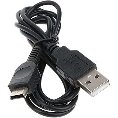 Imagen de Cable de cargador fuente alimentación USB 1,2 m para GBM Game Boy Micro Console Reemplazo limitado