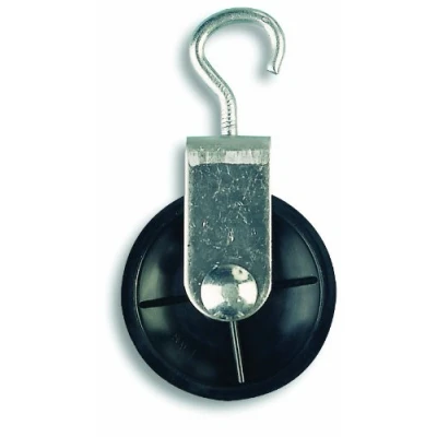 Imagen de Chapuis VPCL2 Polea de gancho acero galvanizado 10 kg Rueda diámetro 40 mm Para cuerda 6