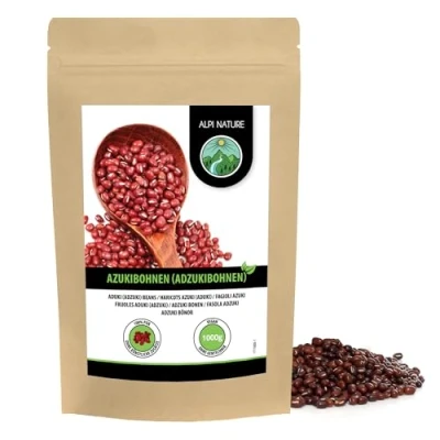 Imagen de frijoles azuki (1kg), 100% naturales, sin aditivos, adzuki veganos