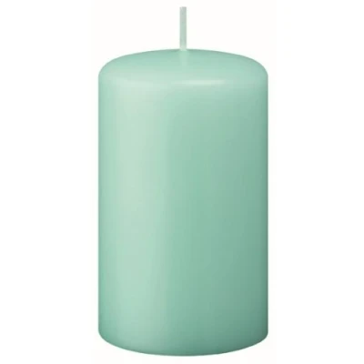 Imagen de 4er Adventskerzen, Adventskranz Kerzen Set Türkis 12 x 6 cm