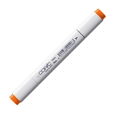 Imagen de Copic Classic YR04, Naranja Cromado, Rotulador Doble con Punta Fina y Media