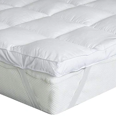 Imagen de Bedecor Sobrecolchon 100x200cm, Cubre Colchon Acolchado de Microfibra con 600GSM Poliester, Super Suave, Calidad Hotel, hipoalergénico, Lavable a Maquina