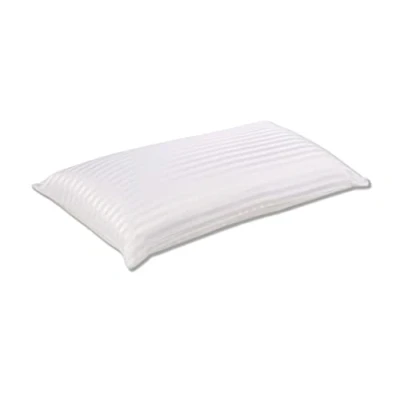 Imagen de SEASONS Almohada Infantil de Fibra, 80 cm, Extrasuave, Antiácaros, Baja Firmeza, con Doble Funda Cremallera, Exterior Satén Algodón, Fabricado en España