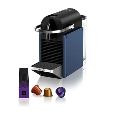 Imagen de Cafetera de cápsulas De&#039;Longhi Pixie EN127.BL, 19 bar, 1 l, 1260 W, 2 tamaños taza, Azul