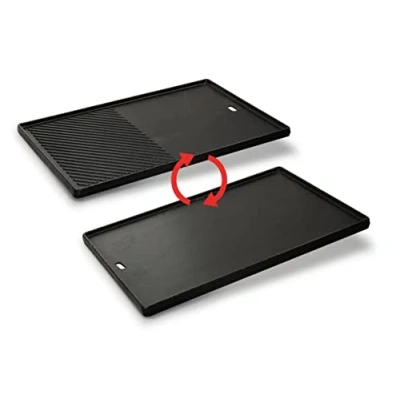 Imagen de Enders Switch Grid Sear Grate Plancha carne de hierro fundido, para Barbacoas Gas fundido 1/3 con sistema rejilla en Kansas 4 #7789